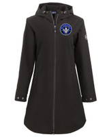 CF Montréal Cutter & Buck Camano Everyday Stretch Recycled Womens Water Resistant Jacket BL_MANN_HG 1