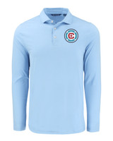 Chicago Fire FC Cutter & Buck Coastline Epic Comfort Recycled Mens Long Sleeve Polo ALS_MANN_HG 1