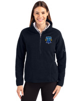 Philadelphia Phillies City Connect Cutter & Buck Cascade Eco Fleece Womens Pullover Jacket Navy Blue Front