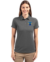 Philadelphia Phillies City Connect Cutter & Buck Advantage Eco Tri-Blend Pique Womens Polo Elemental Grey Front