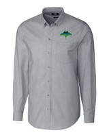 Tampa Bay Rays City Connect Cutter & Buck Stretch Oxford Mens Big and Tall Long Sleeve Dress Shirt CC_MANN_HG 1