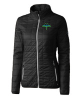 Tampa Bay Rays City Connect Cutter & Buck Rainier PrimaLoft®  Womens Eco Insulated Full Zip Puffer Jacket BL_MANN_HG 1