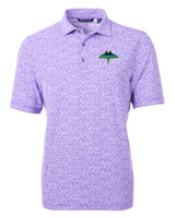 Tampa Bay Rays City Connect Cutter & Buck Virtue Eco Pique Botanical Print Recycled Mens Polo CLP_MANN_HG 1