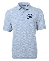 Los Angeles Dodgers City Connect- Cutter & Buck Virtue Eco Pique Botanical Print Recycled Mens Polo NVBU_MANN_HG 1