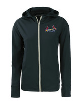 St. Louis Cardinals City Connect Cutter & Buck Daybreak Eco Recycled Womens Full Zip Hoodie NVBU_MANN_HG 1