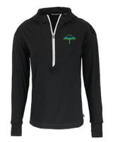 Tampa Bay Rays City Connect Cutter & Buck Daybreak Eco Recycled Womens Half Zip Hoodie BL_MANN_HG 1