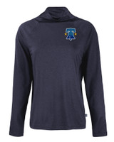 Philadelphia Phillies City Connect Cutter & Buck Coastline Epic Comfort Recycled Womens Funnel Neck NVBU_MANN_HG 1