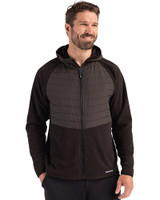 Cutter & Buck Woodland Recycled Fleece Insulated Mens  Hooded Jacket BL_PRO_HG 