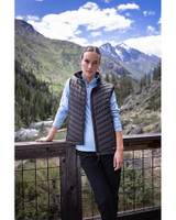 Cutter & Buck Woodland Recycled Fleece Womens Hybrid Vest BL_LFS_HG 