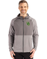 Oregon Ducks- Cutter & Buck Peshastin Fleece Recycled Mens Hybrid Jacket EGH_PRO_HG 