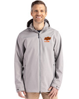 Oklahoma State Cowboys Alumni Cutter & Buck Camano Everyday Stretch Recycled Mens Water Resistant Jacket POL_PRO_HG 