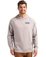 Montana State Bobcats College Vault Cutter & Buck Adapt Knit Recycled Mens Heathered Hooded Pullover POH_PRO_HG 