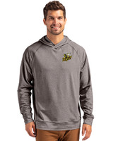 Baldwin Wallace Yellow Jackets Cutter & Buck Adapt Knit Recycled Mens Heathered Hooded Pullover BLH_PRO_HG 