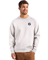 Georgetown Hoyas Cutter & Buck Roam Recycled Crew Neck Mens Pullover SLI_PRO_HG 