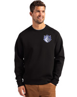 Saint Louis Billikens Cutter & Buck Roam Epic Versatility Recycled Crew Neck Mens Pullover Black Front
