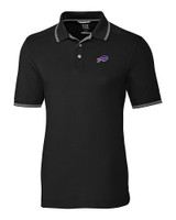 Buffalo Bills Cutter & Buck Advantage Tipped Polo Black Mannequin