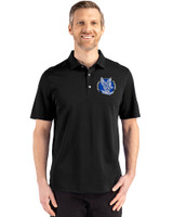 Air Force Falcons College Vault Cutter & Buck Advantage Refresh Recycled Cotton-Blend Pique Mens Big & Tall Polo Black Front