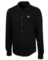 Green Bay Packers Cutter & Buck Coastal Shirt Jacket Black Mannequin