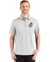 ETSU Buccaneers College Vault Cutter & Buck Advantage Refresh Epic Confidence Recycled Mens Tri-Blend Pique Polo CONCRETE Front