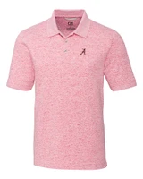 Alabama Crimson Tide Cutter & Buck Advantage Tri-Blend Space Dye Mens Polo Cardinal Red Mannequin