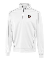 Florida State Seminoles Cutter & Buck Men's CB DryTec Edge Half Zip White Mannequin