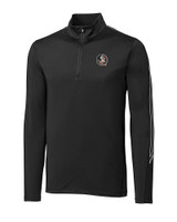 Florida State Seminoles Cutter & Buck Pennant Sport Half Zip Black Mannequin