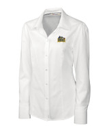 Drexel Dragons Cutter & Buck Epic Easy Care Nailshead Womens Long Sleeve Dress Shirt White Mannequin