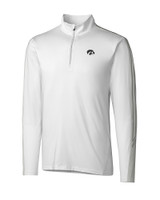 Iowa Hawkeyes Cutter & Buck Pennant Sport Half Zip White Mannequin