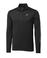 Purdue Boilermakers Cutter & Buck Pennant Sport Half Zip Black Mannequin