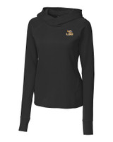 LSU Tigers Cutter & Buck Womens Traverse Sweatshirt Hoodie Black Mannequin