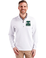 2026 Seattle FIFA World Cup - Cutter & Buck Traverse Stretch Eco Quarter Zip Mens Pullover White Front