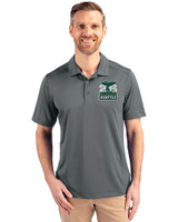 2026 Seattle FIFA World Cup Cutter & Buck Prospect Eco Textured Stretch Recycled Mens Big & Tall Polo Elemental Grey Front
