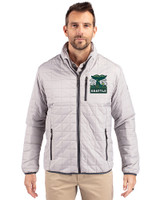2026 Seattle FIFA World Cup - Cutter & Buck Rainier PrimaLoft® Mens Eco Insulated Full Zip Puffer Jacket Polished Medium Gray Front