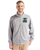 2026 Seattle FIFA World Cup - Clique Lift Eco Performance Full Zip Unisex Jacket Grey Melange Front
