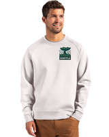 Seattle 2026 Soccer - Cutter & Buck Roam Recycled Buttery-Soft Knit Mens Crew Neck Pullover Solitaire Front
