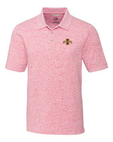 Iowa State Cyclones Cutter & Buck Advantage Tri-Blend Space Dye Mens Polo Cardinal Red Mannequin