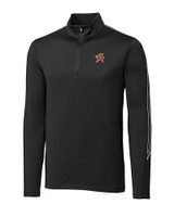 Maryland Terrapins Cutter & Buck Pennant Sport Half Zip Black Mannequin