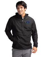 Arizona Diamondbacks City Connect- Cutter & Buck Charter Epic Versatility Recycled Mens Half Zip Anorak Jacket Black Front