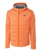 Auburn Tigers Cutter & Buck Mens Altitude Quilted Jacket Satsuma Mannequin