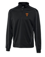 Tennessee Volunteers Cutter & Buck Big & Tall DryTec Edge Half Zip Black Mannequin