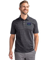 Arizona Diamondbacks City Connect- Cutter & Buck Advantage Tri-Blend Pique Mens Polo Dark Black Front