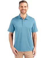 Cutter & Buck Forge Stretch Mens Polo Atlas Light Blue Front