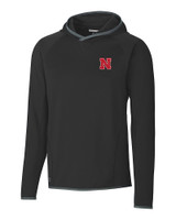 Nebraska Cornhuskers Cutter & Buck Mens Traverse Hoodie Black Mannequin