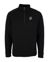 Georgia Bulldogs Cutter & Buck Mens Coastal Half-Zip Black Mannequin