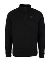 Arkansas Razorbacks Cutter & Buck Mens Coastal Half-Zip Black Mannequin