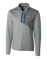 Pitt Panthers Cutter & Buck Shaw Hybrid Half Zip Oxide/Tour Blue Mannequin