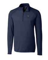 Virginia Cavaliers Cutter & Buck Williams Half Zip Liberty Navy Mannequin