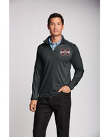 Mississippi State Bulldogs Cutter & Buck Williams Half Zip Black Front