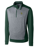 Baylor Bears Cutter & Buck Replay Half-Zip Hunter Green Mannequin