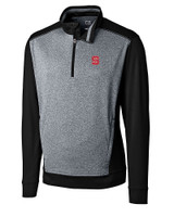 NC State Wolfpack Cutter & Buck Replay Half-Zip Black Mannequin